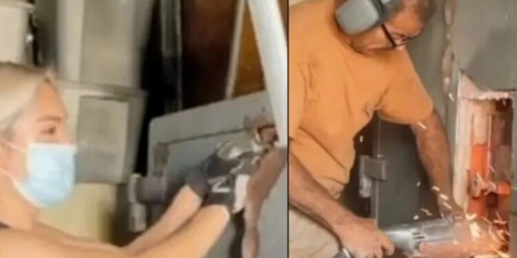 Σοκαρίστηκε από το περιεχόμενο του χρηματοκιβώτιου που βρήκε στο νέο της σπίτι: «Η αστυνομία μου είπε να μην μιλήσω» (video)