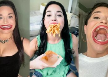 Μπήκε στο βιβλίο Γκίνες: 31χρονη έχει το μεγαλύτερο στόμα στον κόσμο και γίνεται virαl στο διαδίκτυο