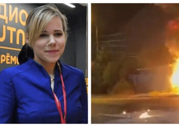 Συγκλονιστικό βίντεο: Ο «θεωρητικός» του Πούτιν σοκαρισμένος μπροστά στην έκρηξη που σκότωσε την κόρη του