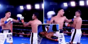 Alldaynews.gr Το πιο unfair νοκ άουτ σε αγώνα πυγμαχίας: Πήγε να τον χαιρετήσει και αυτός τον ξάπλωσε (video)