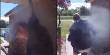 Alldaynews.gr Η στιγμή που πατέρας πυροβολεί τον πρώην σύντροφο της κόρης του που πήγε να εισβάλει σπίτι – ΣΚΛΗΡΟ ΒΙΝΤΕΟ