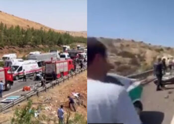 Σοκαριστικό τροχαίο με 15 νεκρούς και 22 τραυματίες – Λεωφορείο έπεσε σε ασθενοφόρο, πυροσβεστικό και πούλμαν δημοσιογράφων (φωτο, video)