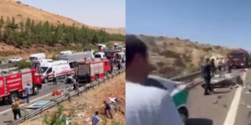 Alldaynews.gr Σοκαριστικό τροχαίο με 15 νεκρούς και 22 τραυματίες – Λεωφορείο έπεσε σε ασθενοφόρο, πυροσβεστικό και πούλμαν δημοσιογράφων (φωτο, video)