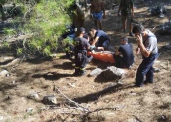 Ξέφυγε με τη γουρούνα από το δρόμο και έπεσε σε γκρεμό: Νεκρός ο οδηγός σε τροχαίο – Χαροπαλεύει ο συνοδηγός (φωτογραφίες)