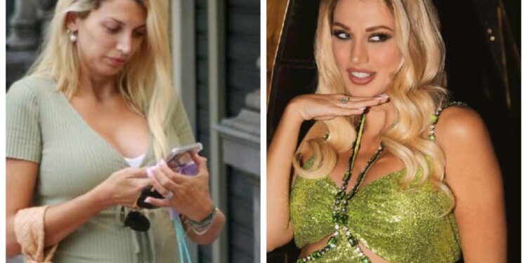 Alldaynews.gr Κωνσταντίνα Σπυροπούλου: Με στενό μίντι φόρεμα στον έκτο μήνα της εγκυμοσύνης της και χωρίς μακιγιάζ