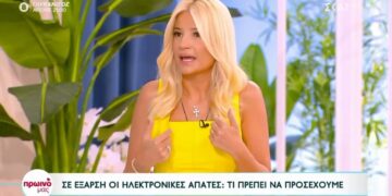 Alldaynews.gr Φαίη Σκορδά: «Την πάτησα – Πάτησα το link και έγινε η μεταφορά χρημάτων»
