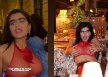 Σοφία Χατζηπαντελή: Με αποκαλυπτικό κόκκινο see-through look στο Παρίσι (φωτο, video)