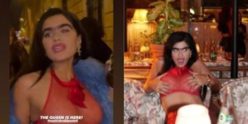 Σοφία Χατζηπαντελή: Με αποκαλυπτικό κόκκινο see-through look στο Παρίσι (φωτο, video)