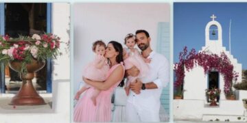 Τανιμανίδης-Μπόμπα: Βάφτισαν τις κόρες τους[Φωτογραφίες-Βίντεο]