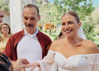 Ειρήνη Ψυχράμη – Λάμπρος Κτεναβός: Οι πρώτες εικόνες από το γάμο και τη βάπτιση του γιού τους