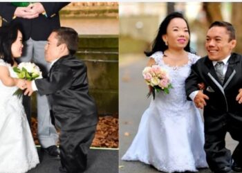 Εκείνη 92 εκατοστά, αυτός 89: Το πιο κοντό ζευγάρι! Ο γάμος τους είναι βγαλμένος από παραμύθι[video]