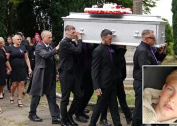 Mourners gather at funeral to say final goodbye to Archie Battersbee