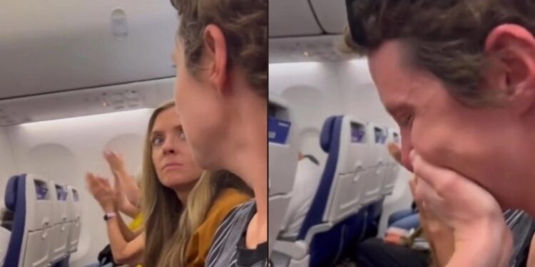Πιλότος κάνει τους επιβάτες να ξεσπάσουν σε χειροκροτήματα και κλάματα: «Θέλω να καλωσορίσουμε μία…» (video)