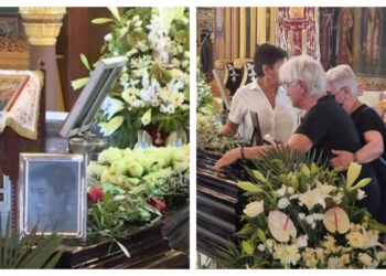 Ειρήνη Παπά: Βαρύ το κλίμα στο τελευταίο αντίο στην σπουδαία ηθοποιό[Φωτογραφίες]