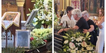 Ειρήνη Παπά: Βαρύ το κλίμα στο τελευταίο αντίο στην σπουδαία ηθοποιό[Φωτογραφίες]