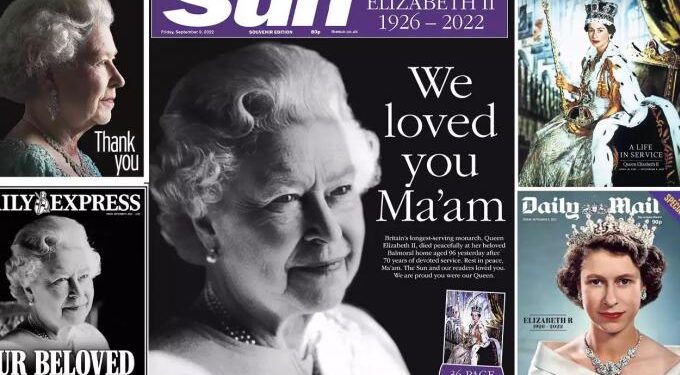 Alldaynews.gr Βασίλισσα Ελισάβετ: Ο βρετανικός Τύπος την αποχαιρετά με σπαρακτικά πρωτοσέλιδα