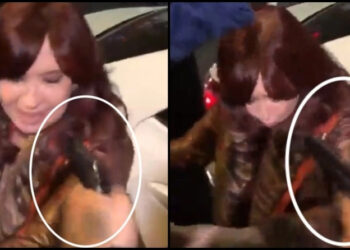 Eικόνες σοκ: Πήγε να πυροβολήσει εξ επαφής την αντιπρόεδρο της Αργεντινής, αλλά το όπλο κόλλησε (video)