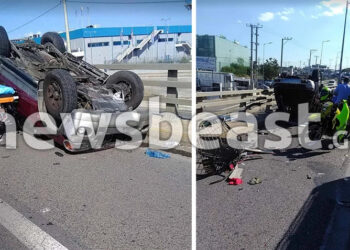 Σοβαρό τροχαίο τώρα στον Κηφισό: Αμάξι με μία μητέρα και ένα παιδί ανετράπη και κατέληξε στο αντίθετο ρεύμα – Σοκάρουν οι φωτογραφίες