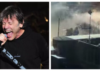Iron Maiden: Ο Μπρους Ντίκινσον σέρνει από τα μαλλιά θαυμαστή που ανέβηκε στη σκηνή