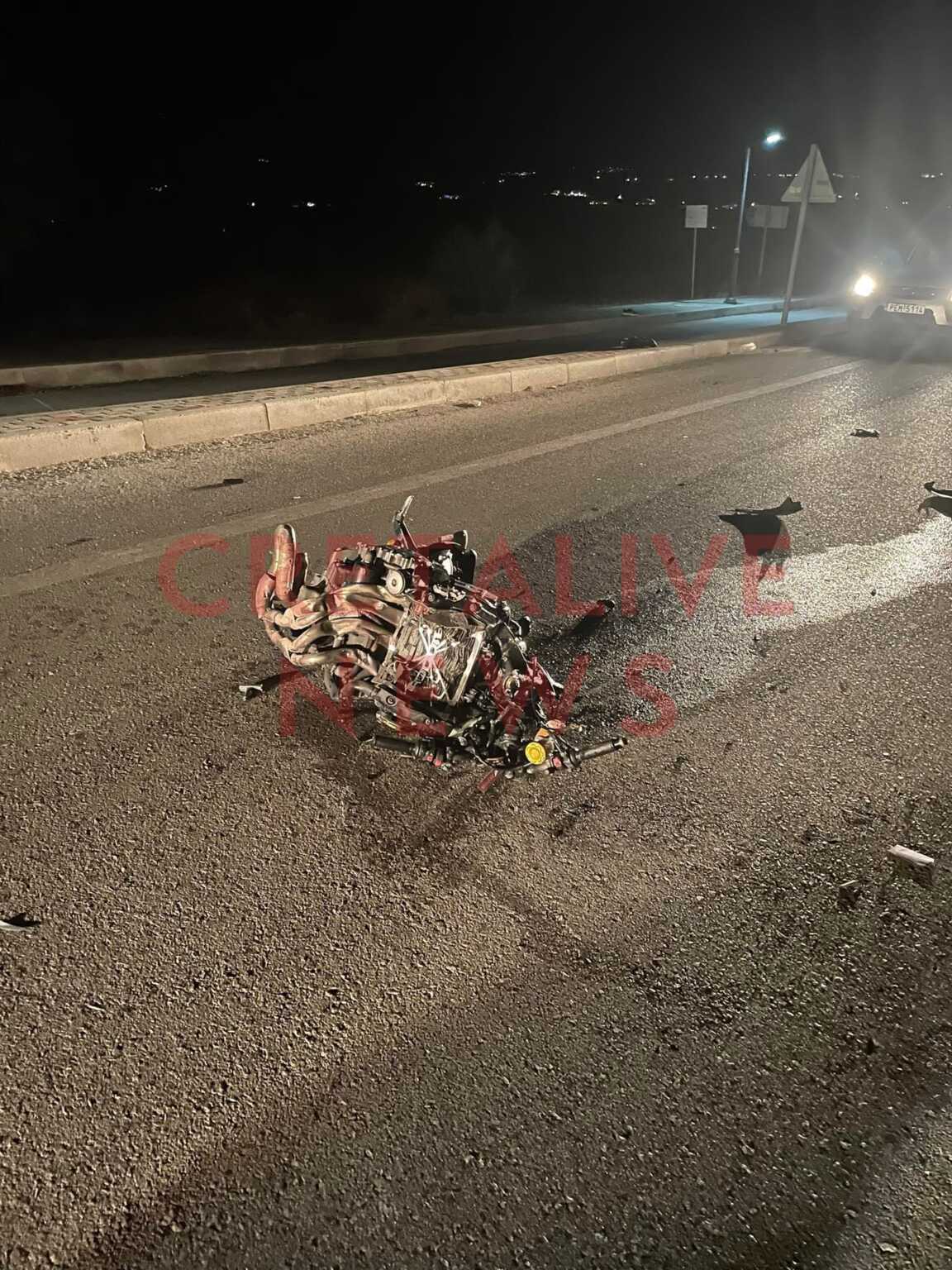 Κρήτη: Τρομακτική σύγκρουση μηχανής με αυτοκίνητο – Νεκρός ο 30χρονος οδηγός της μοτοσικλέτας