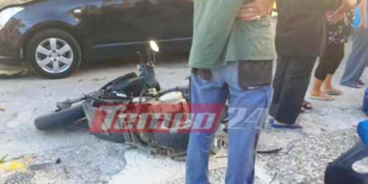 Alldaynews.gr Πάτρα: Σοβαρό τροχαίο με μηχανάκι – Τραυματίστηκαν πατέρας και ανήλικος γιος (video)