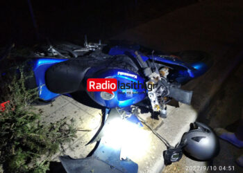 Τραγωδία τα ξημερώματα: 33χρονος έχασε τη ζωή του σε τροχαίο δυστύχημα με μηχανή(photo)