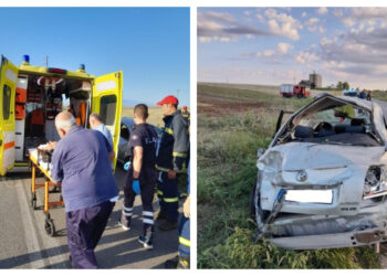 Σοκαριστικό τροχαίο: Τραυματίες τρεις ποδοσφαιριστές