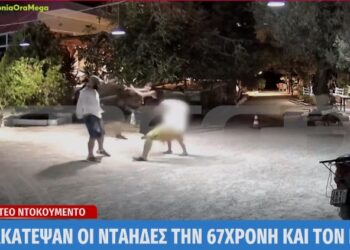 Αίγινα: Έτσι «σακάτεψαν» οι νταήδες την 67χρονη και τον γιο της[video]
