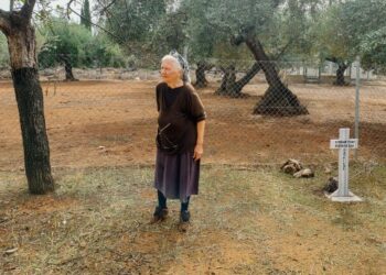 Η «Κυρά της Χειμάρρας» φροντίζει τους τάφους έξι Ελλήνων που σκοτώθηκαν το 1941