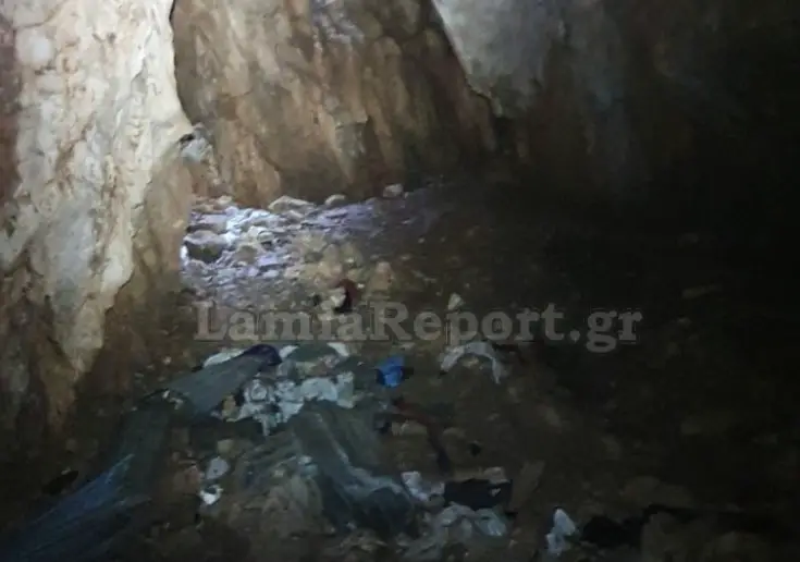 Δερβενοχώρια: Βρέθηκε ανθρώπινος σκελετός και χειροβομβίδα σε σπηλιά[photo]
