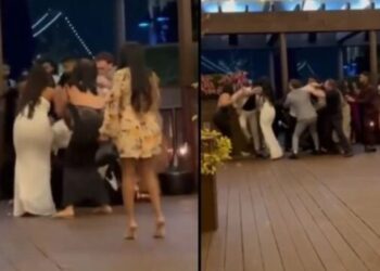 Άγριο ξύλο σε διαγωνισμό καλλιστείων – Έτρεχαν να κρυφτούν τα μοντέλα![video]