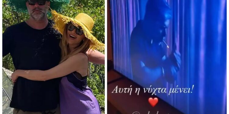 Alldaynews.gr Η Δέσποινα Βανδή απόλαυσε τον  Βασίλη Μπισμπίκη στο «Αυτή η νύχτα μένει» – Χαμός στο Twitter