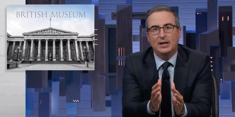 Ο Βρετανός κωμικός Τζον Όλιβερ στο HBO «ξεμπροστιάζει» την Βρετανία για τα Γλυπτά του Παρθενώνα
