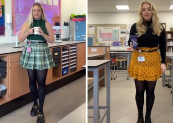 Η δασκάλα με τις μίνι φούστες στην τάξη που διχάζει – «Αν τα φορούσα εγώ, θα με είχαν απολύσει»