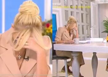 Δεν ήξερε που να πάει να κρυφτεί: Η απίθανη γκάφα της Φαίη Σκορδά με τον Άρη Σοϊλέδη, στον αέρα της εκπομπής