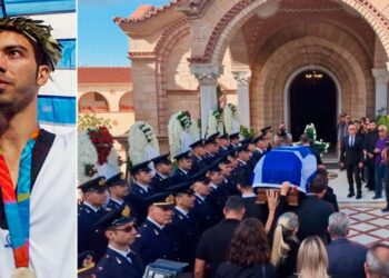 Αλέξανδρος Νικολαΐδης: Ραγίζουν καρδιές στην κηδεία του – «Παλικάρι μου, αετέ μου, πώς θα το περάσω αυτό»