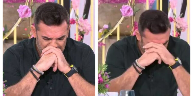 Εκτός εαυτού ο Στέφανος Κωνσταντινίδης, ξέσπασε σε κλάματα στον αέρα[video]