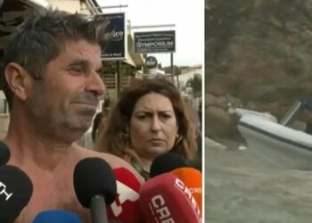 Κακοκαιρία στην Κρήτη: «Την έκρυβαν τα σκουπίδια, δεν φαινόταν» είπε συντετριμμένος ο σύζυγος της 49χρονης