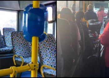 Viral η απίστευτη εικόνα με το μηχανάκι μέσα σε λεωφορείο: «Ξες που έχει πάει η βενζίνη;»