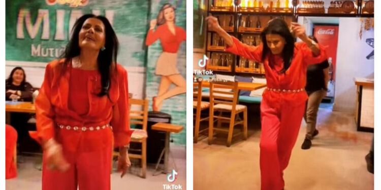 Ζωζώ Σαπουντζάκη: Χορεύει  «ζεϊμπεκιά» και γίνεται χαμός![video]