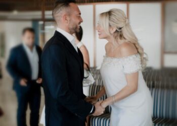 Σπυροπούλου – Σταθοκωστόπουλος: Αδημοσίευτες φωτογραφίες από τον γάμο τους