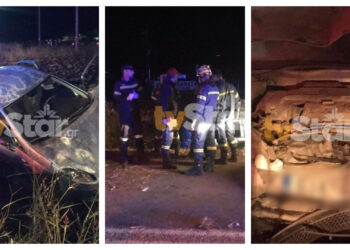 Πριν Λίγο-Τραγωδία έξω από την Λαμία: Ένας νεκρός και δύο τραυματίες[Φωτογραφίες]