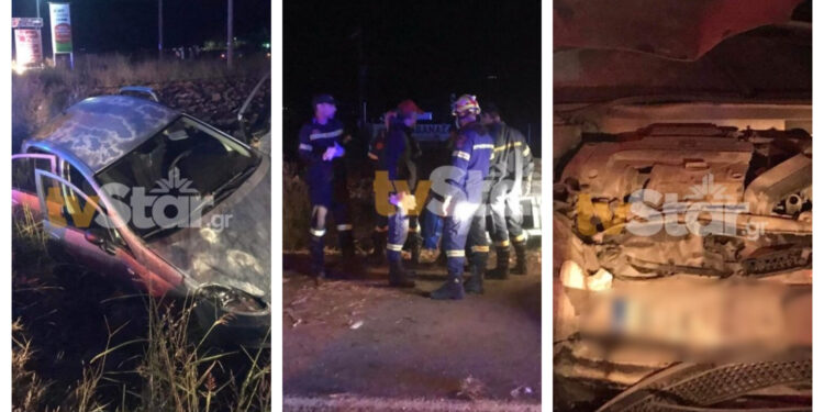 Πριν Λίγο-Τραγωδία έξω από την Λαμία: Ένας νεκρός και δύο τραυματίες[Φωτογραφίες]