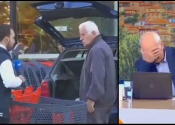 ”Πάγωσε” ο Παπαδάκης! “Αρχ…ια καπαμά, καμία διαφορά”-Έξαλλος ηλικιωμένος με το καλάθι του νοικοκυριού (video)