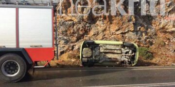 Alldaynews.gr Τροχαίο στο Ηράκλειο Κρήτης – Σώες απεγκλωβίστηκαν μητέρα και κόρη