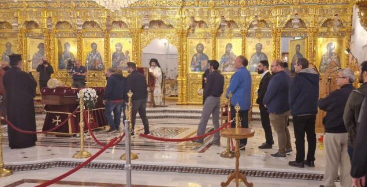 Αρχιεπίσκοπος Χρυσόστομος Β’: Κηδεύεται την ημέρα που ενθρονίστηκε[Φωτογραφίες]