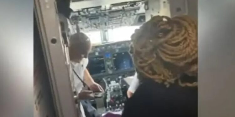 Έσπασαν τα νερά και γέννησε εν πτήσει – «Όλοι χειροκρότησαν και καλωσόρισαν τον νέο επιβάτη»[video]