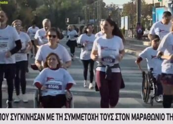 Μαραθώνιος: Συγκίνησαν οι δρομείς με τη συμμετοχή τους[video]