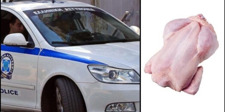 Πυργιώτης έτρωγε ωμό κοτόπουλο στην μέση του δρόμου: Αηδίασαν περαστικοί, έκαναν εμετό