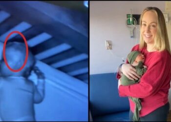 Μητέρα ανέβασε βίντεο με το οποίο ισχυρίζεται ότι το πνεύμα του άντρα της επισκέφτηκε στην κούνια το μωρό τους (video)